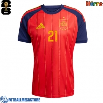 Fotballdrakt Herre Spania Mikel Oyarzabal #21 Hjemmedrakt VM 2026 Kortermet